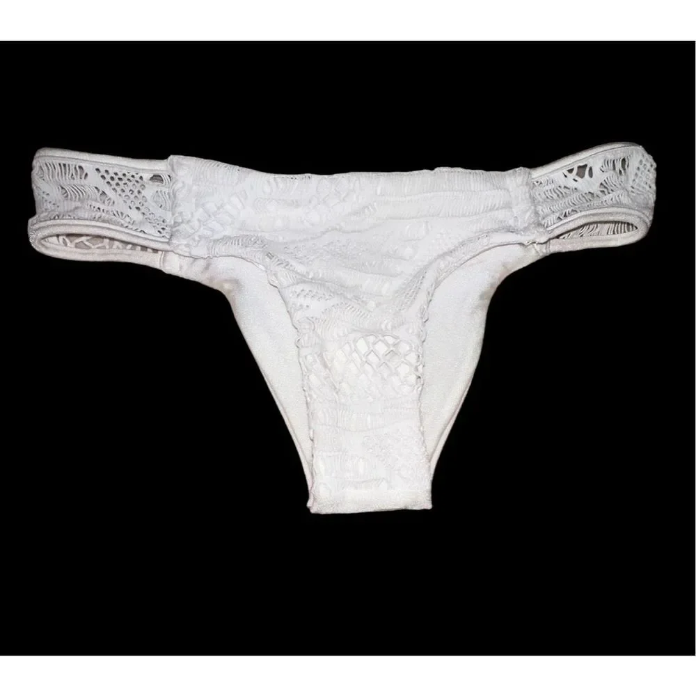 New Luli Fama Miami Crochet Bikini Bottoms XS